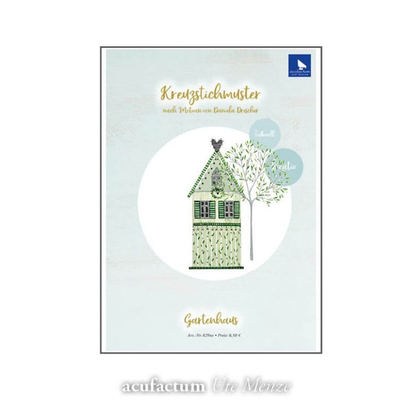 Acufactum Cross Stitch Pattern: Garden House