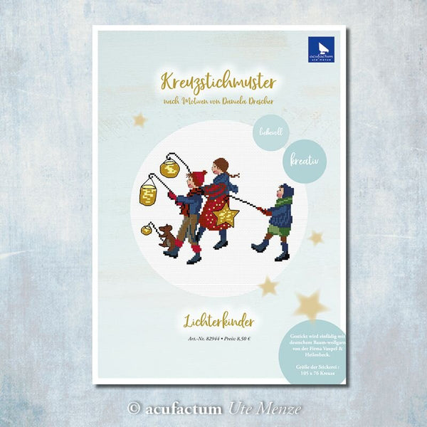 Acufactum Cross Stitch Pattern: Light Children