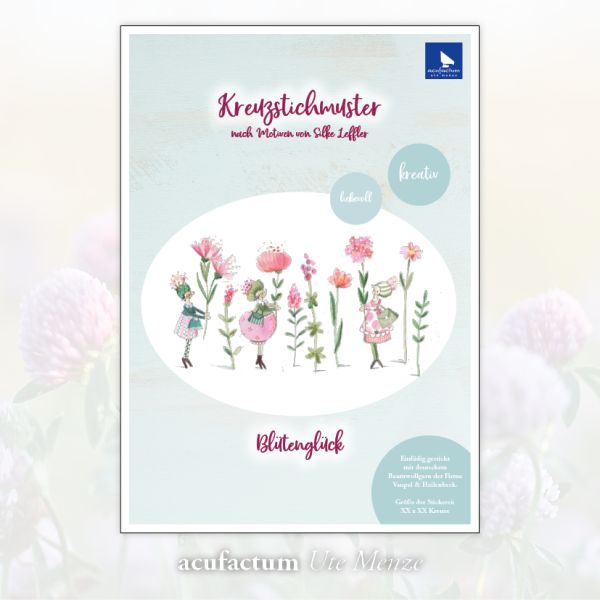 Acufactum Cross Stitch Pattern: Flower Happiness