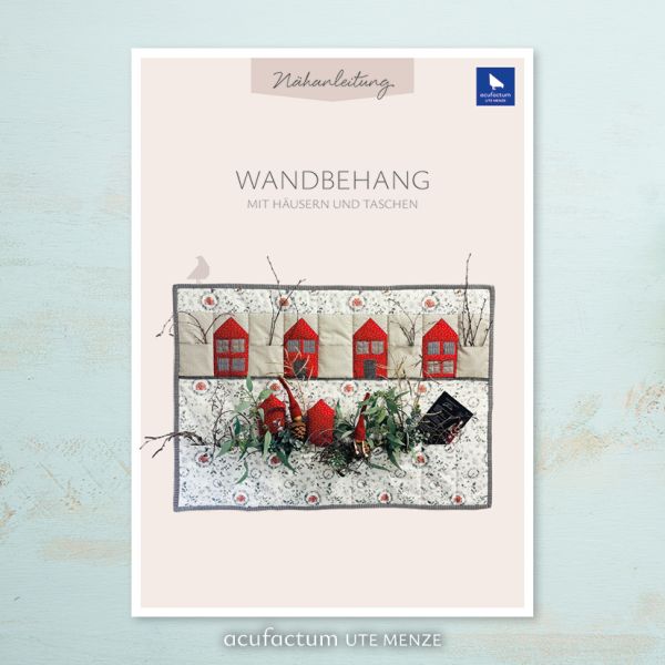Acufactum Wall hanging Winter Houses Paper Pattern