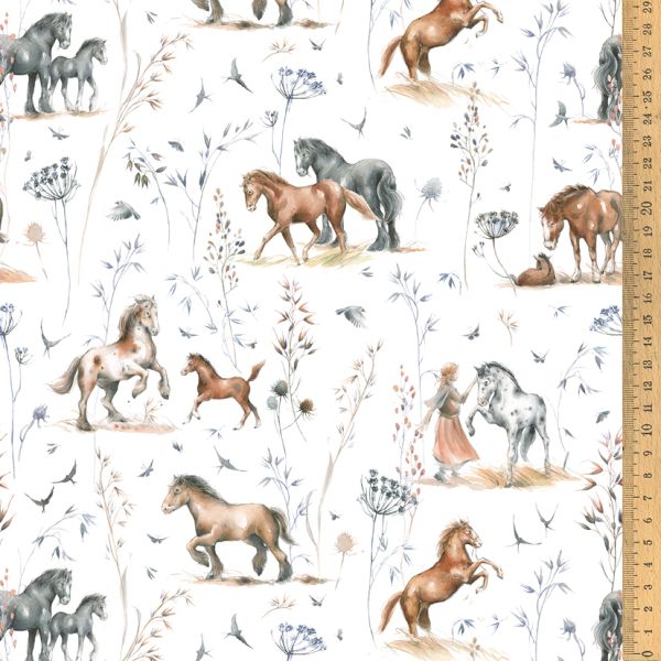 Acufactum Dear Jane Meadow Wind and Horse Happiness