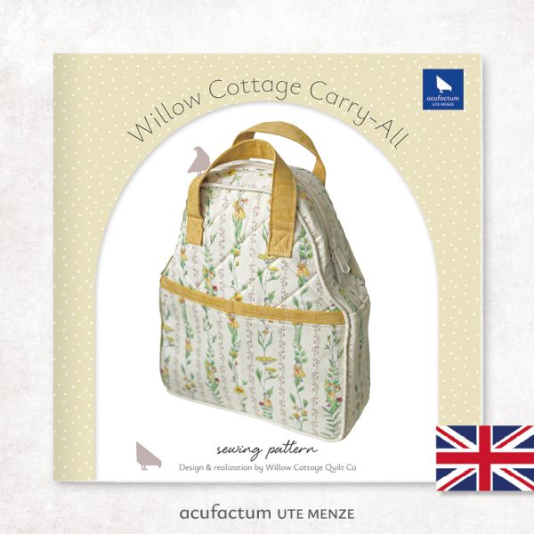 Acufactum Pattern Willow Cottage Carry-All PAPER PATTERN