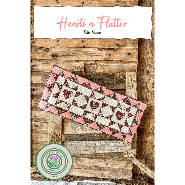 Hearts a Flutter Table Runner Quilt Pattern