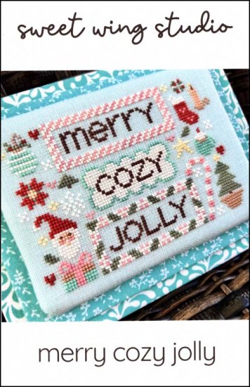 Merry Cozy Jolly Cross Stitch Pattern by Sweet Wing Studio