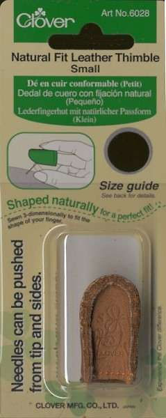 Natural Fit Leather Thimble - Small