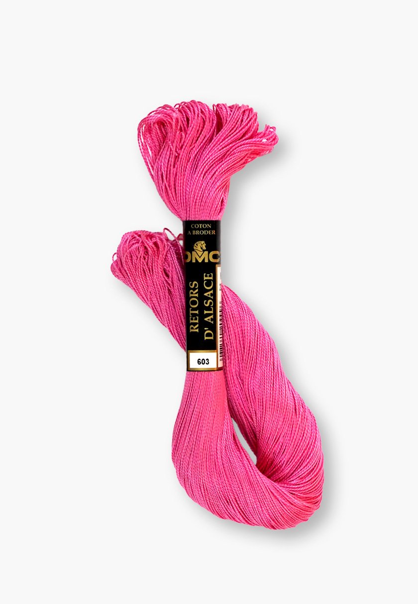 DMC Retors d’Alsace No. 8 – Color 603 – 100% Cotton – 20 g Thread Skein