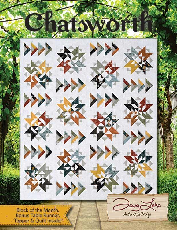 CHATSWORTH BOM 12 MOS - DOUG LEKO ANTLER QUILT DESIGNAQD 0419