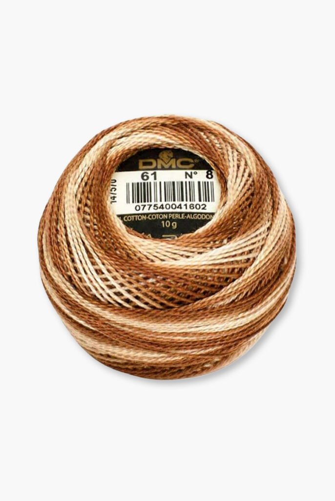 DMC Perlé No. 8 – Color 61 – 100% Cotton – 10 g Thread Ball