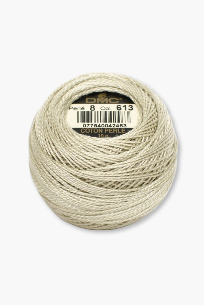 DMC Perlé No. 8 – Colore 613 – 100% cotone – Gomitolo da 10 g