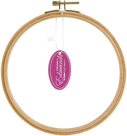 Frank A. Edmunds Beechwood Embroidery Hoop - 7" Round