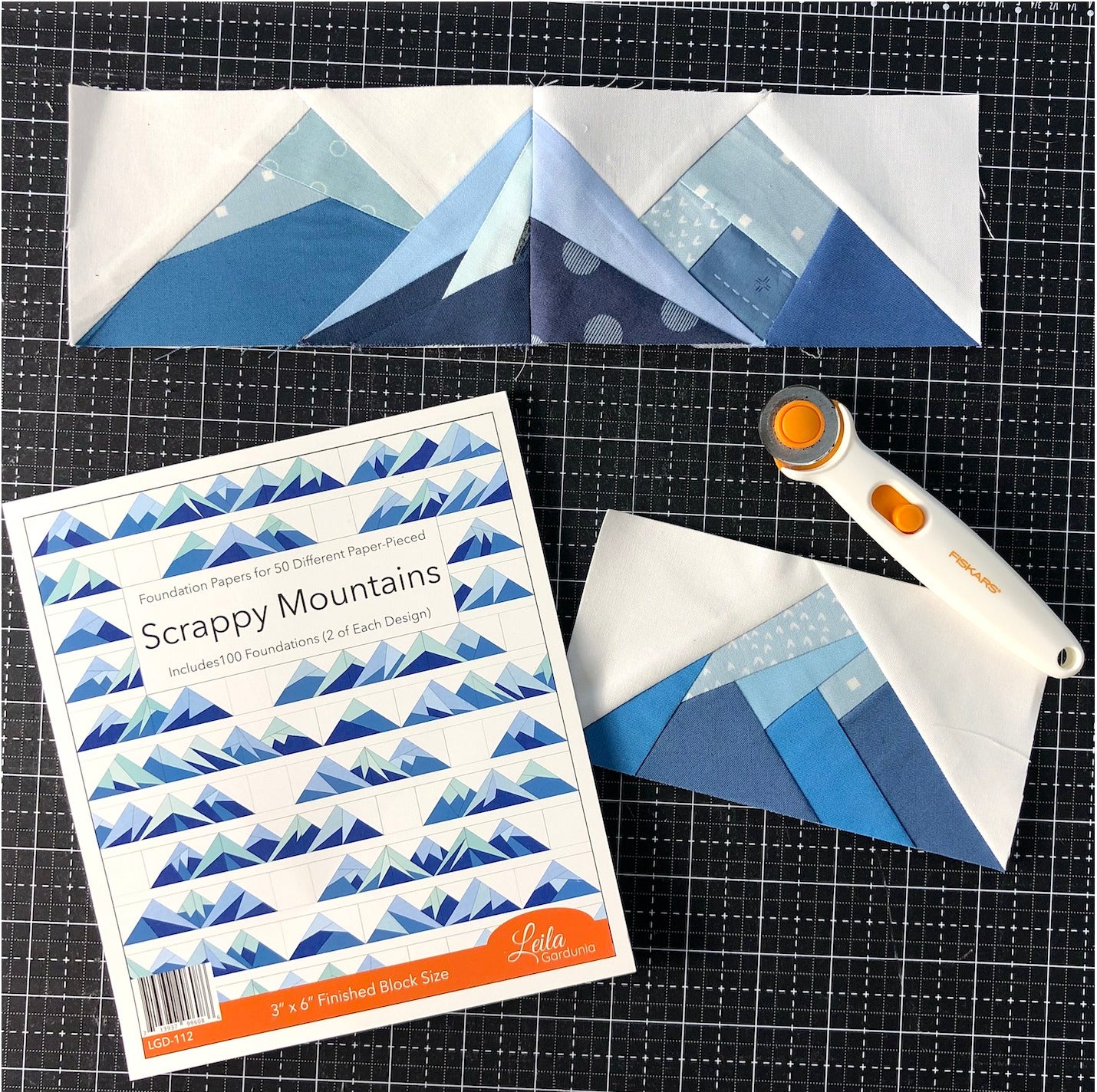Scrappy Mountains Foundation Paper Piecing Pad