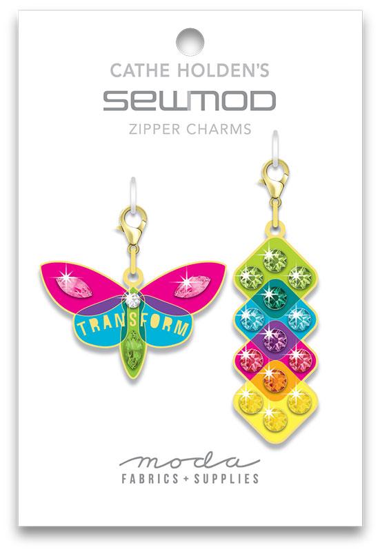 Zipper Pulls-Butterfly Cascade 2ct