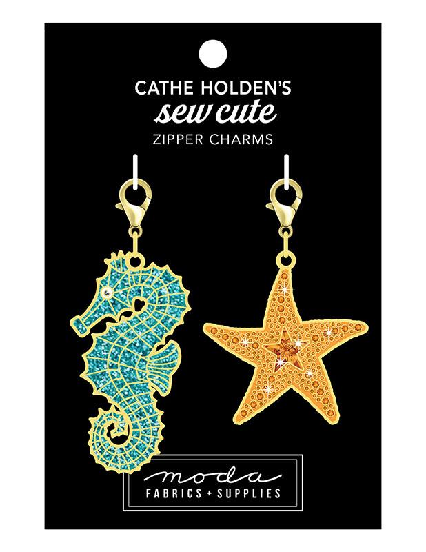 Zipper Pulls-Sea Horse Star 2ct