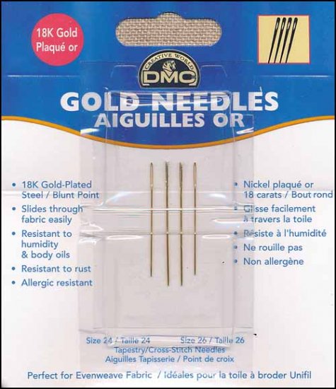DMC Gold Tapestry Needles