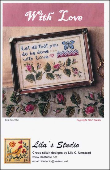 With Love Cross Stitch Pattern by Lila's Studio