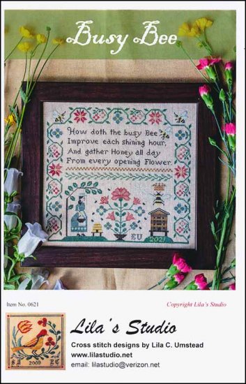 Busy Bee Cross Stitch Pattern by Lila's Studio