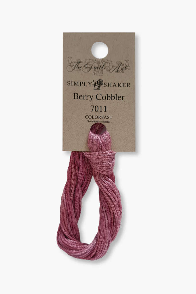 Gentle Art Sampler Threads – Berry Cobbler 7011B – 10 YD – 100% coton teint à la main