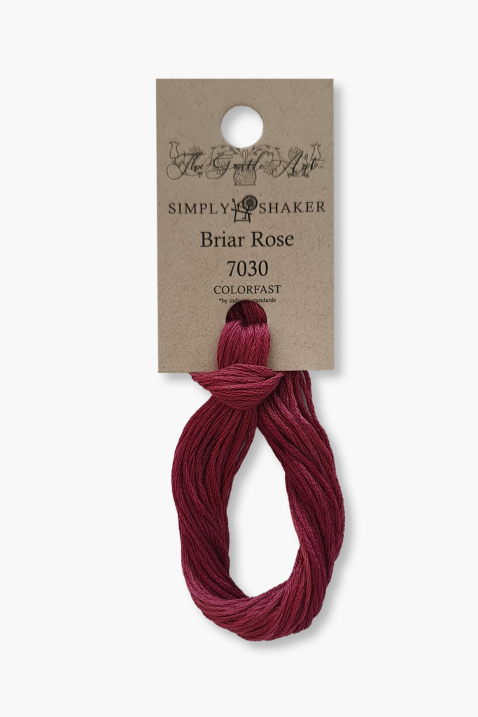 Gentle Art Sampler Threads – Briar Rose 7030B – 10 YD – 100% Hand-Dyed Cotton