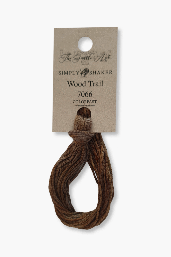 Gentle Art Sampler Threads – Wood Trail 7066B – 10 YD – 100% coton teint à la main