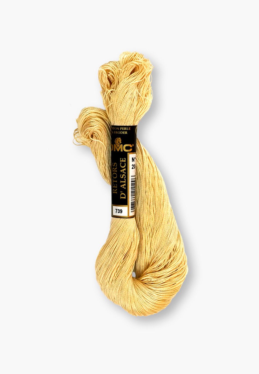 DMC Retors d’Alsace n. 12 – Colore 739 – 100% cotone – Matassina da 20 g
