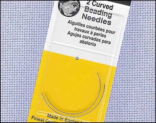 Curved Beading Needles Size 10 by John James