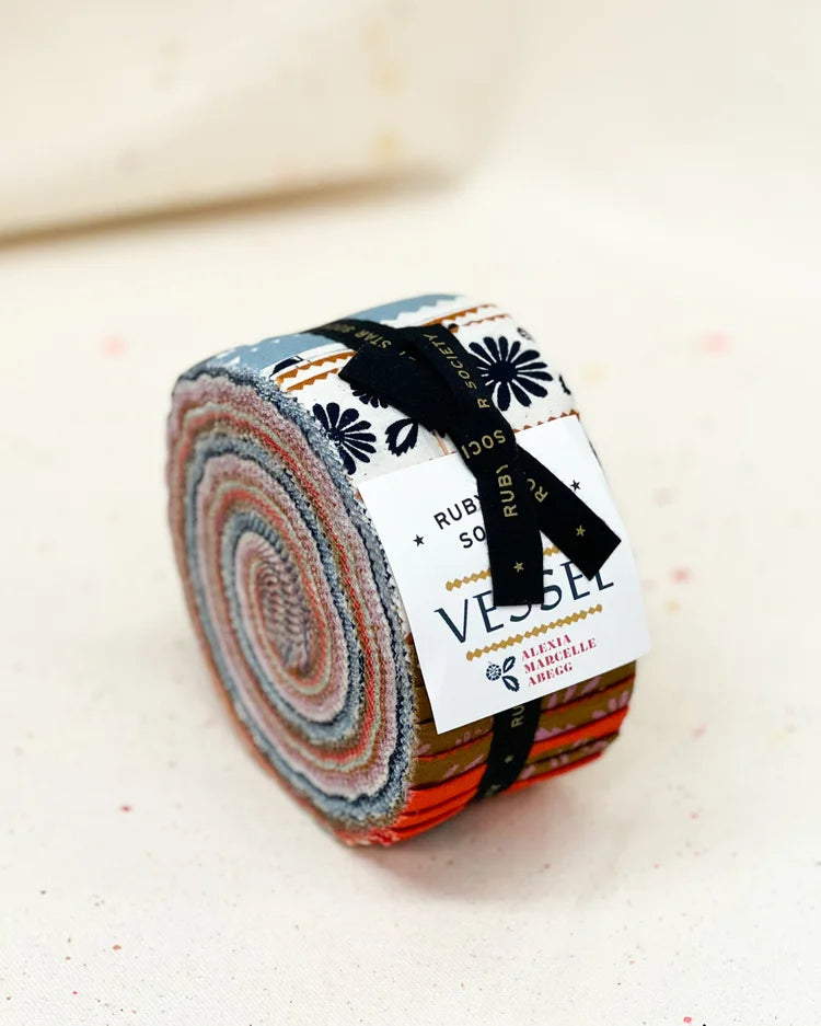 Vessel by Alexia Marcelle Abegg - Jelly Roll 2.5" Strips - Ruby Star Society