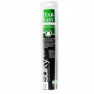 Tear Easy Tear-Away Stablizer White 12in x 12yds by Sulky of America