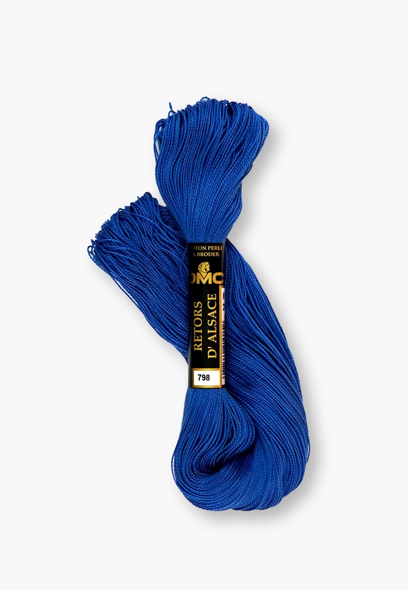 DMC Retors d’Alsace n. 8 – Colore 798 – 100% cotone – Matassina da 20 g