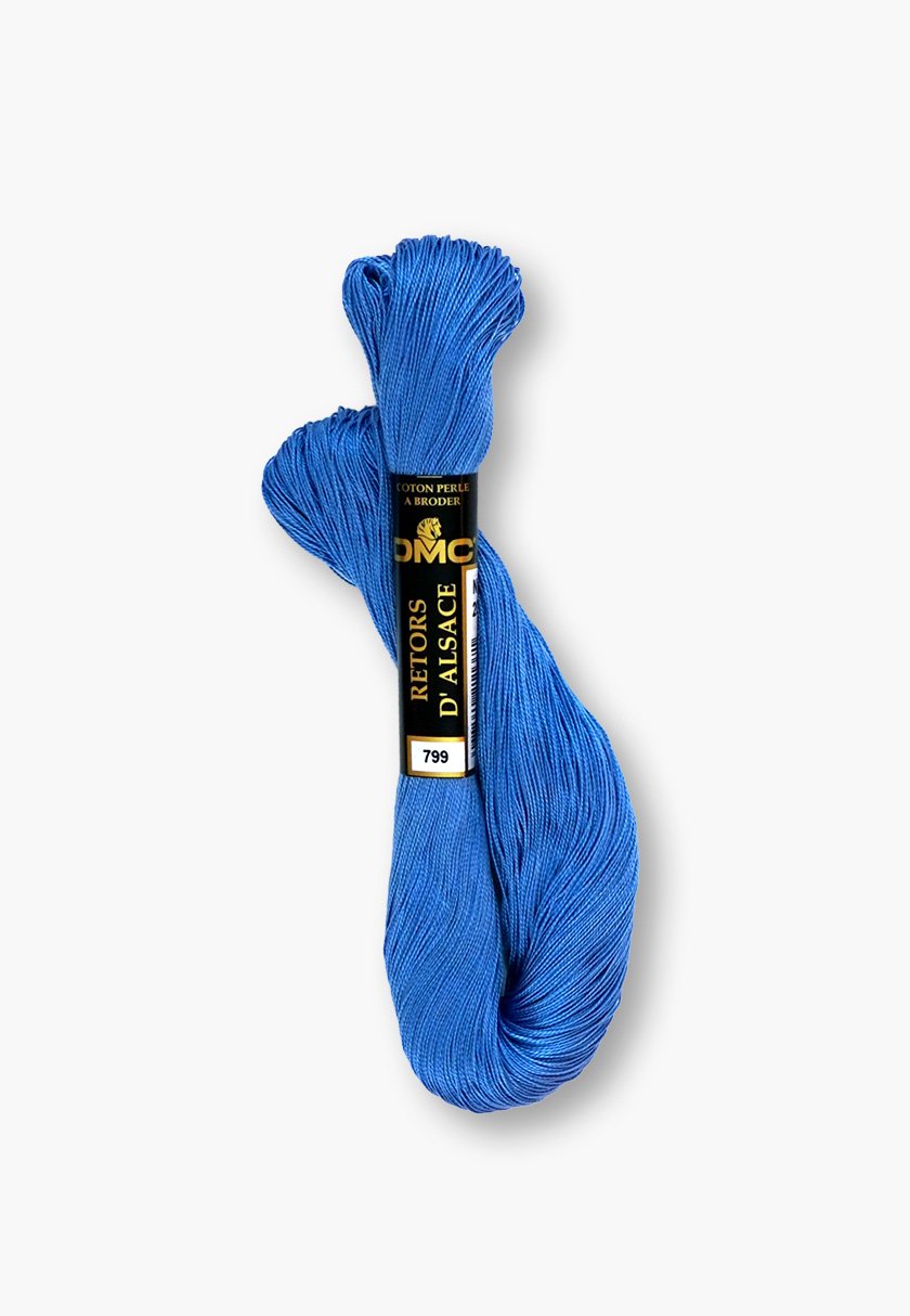 DMC Retors d’Alsace No. 12 – Color 799 – 100% Cotton – 20 g Thread Skein