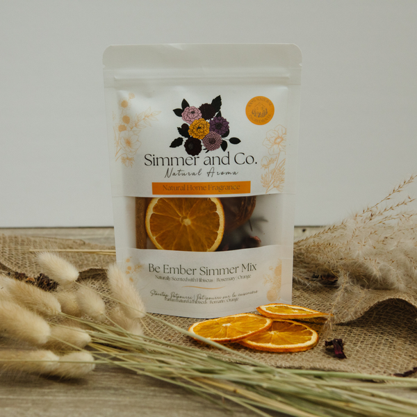 Be Ember Simmer Pot Mix, Natural Autumn Citrus Spice Aroma