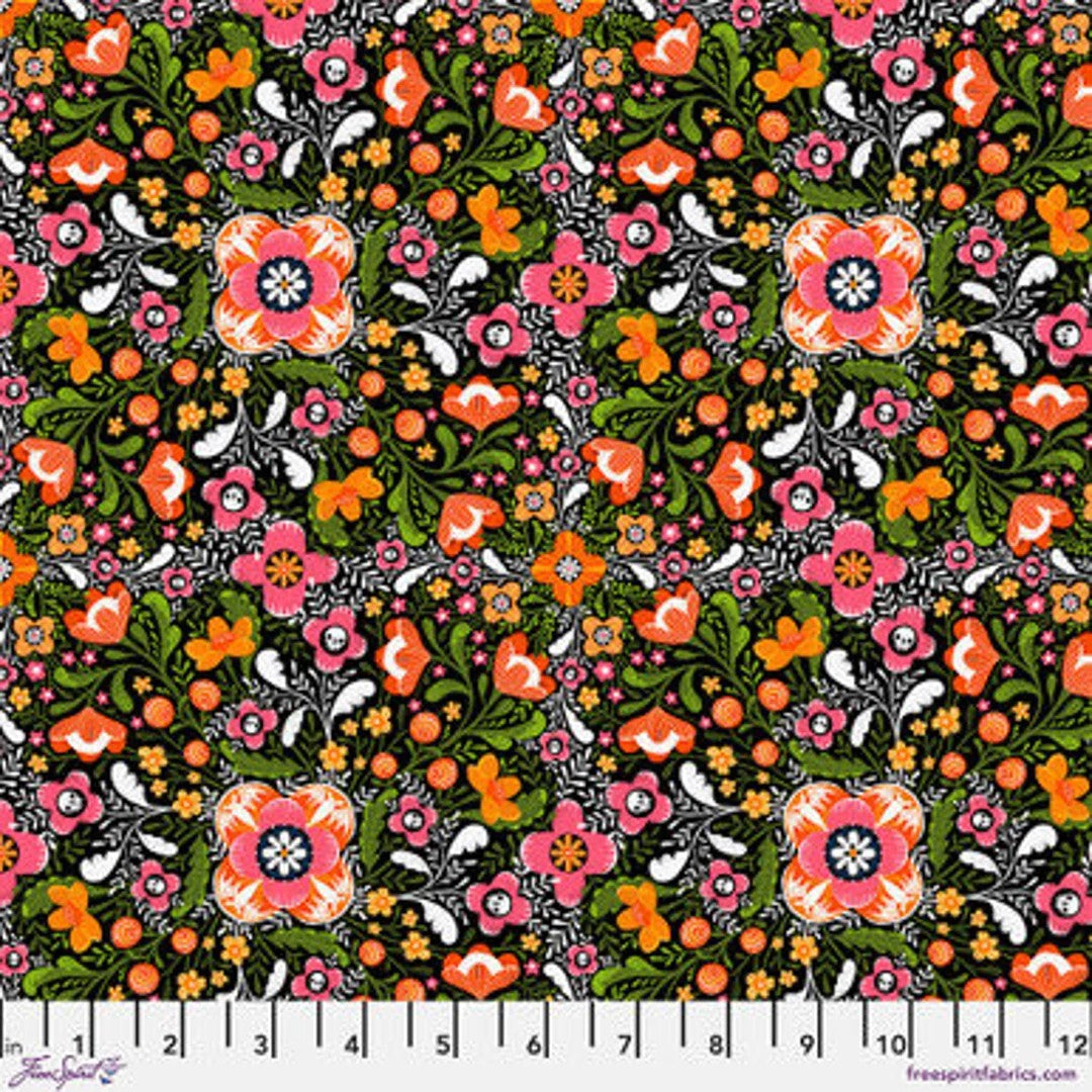 FLORAL SECRETS BLACK PWCD065.XBLACK