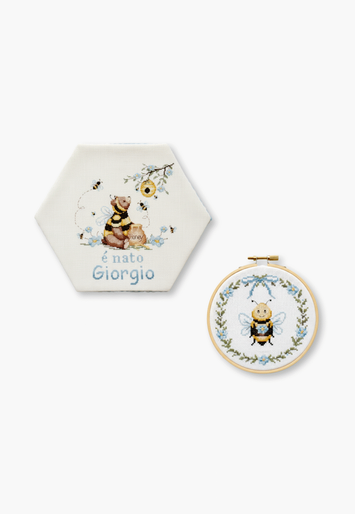 Cross-Stitch Kit Happy Bees