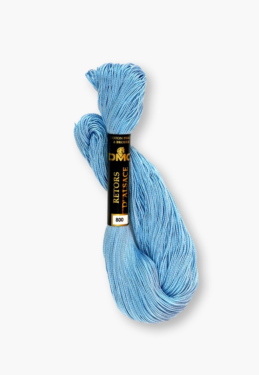 DMC Retors d’Alsace n. 8 – Colore 800 – 100% cotone – Matassina da 20 g