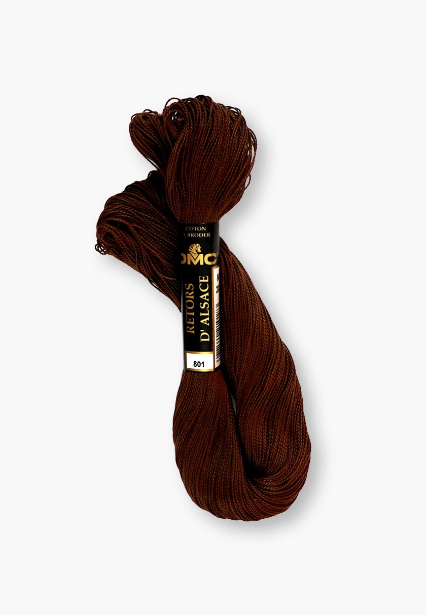 DMC Retors d’Alsace n. 8 – Colore 801 – 100% cotone – Matassina da 20 g
