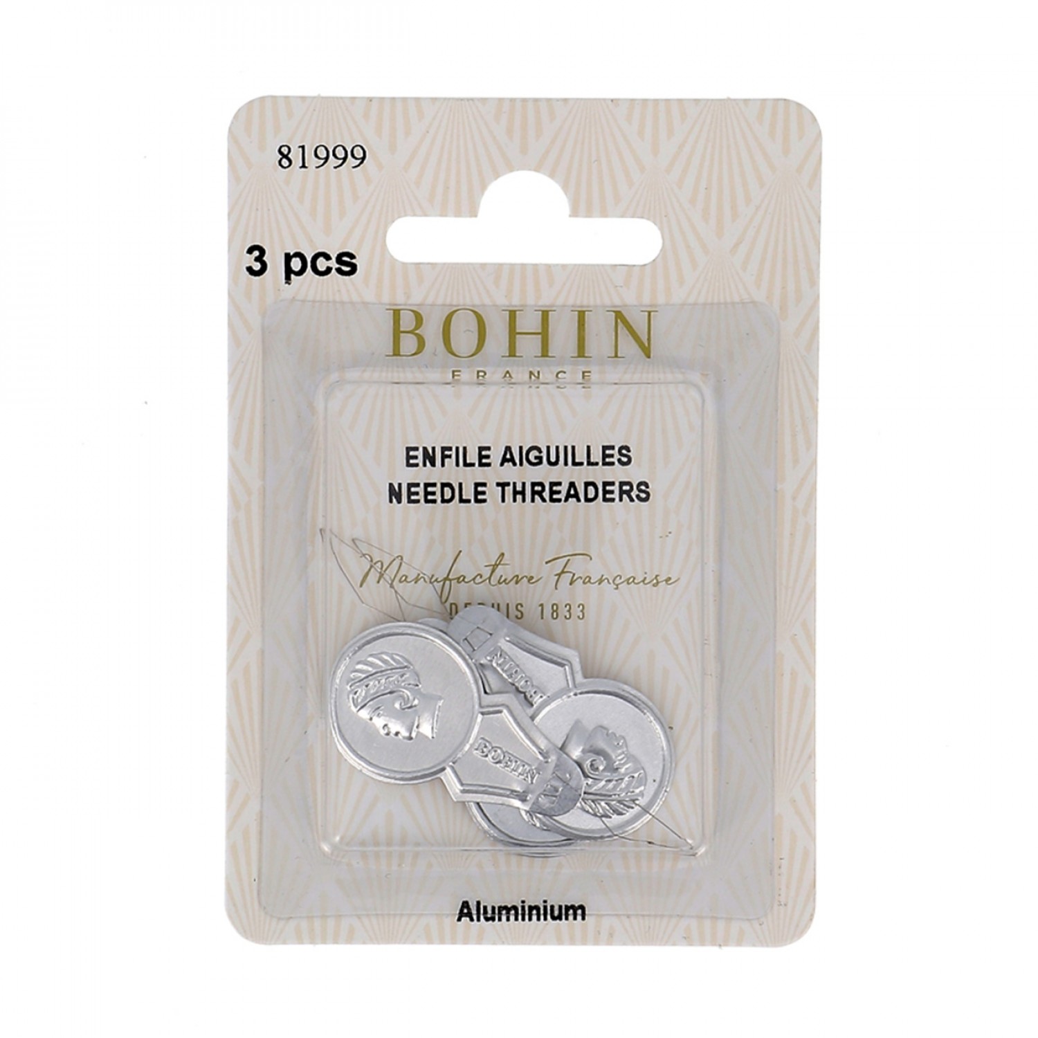 BohinAluminum Needle Threaders 3/Pkg