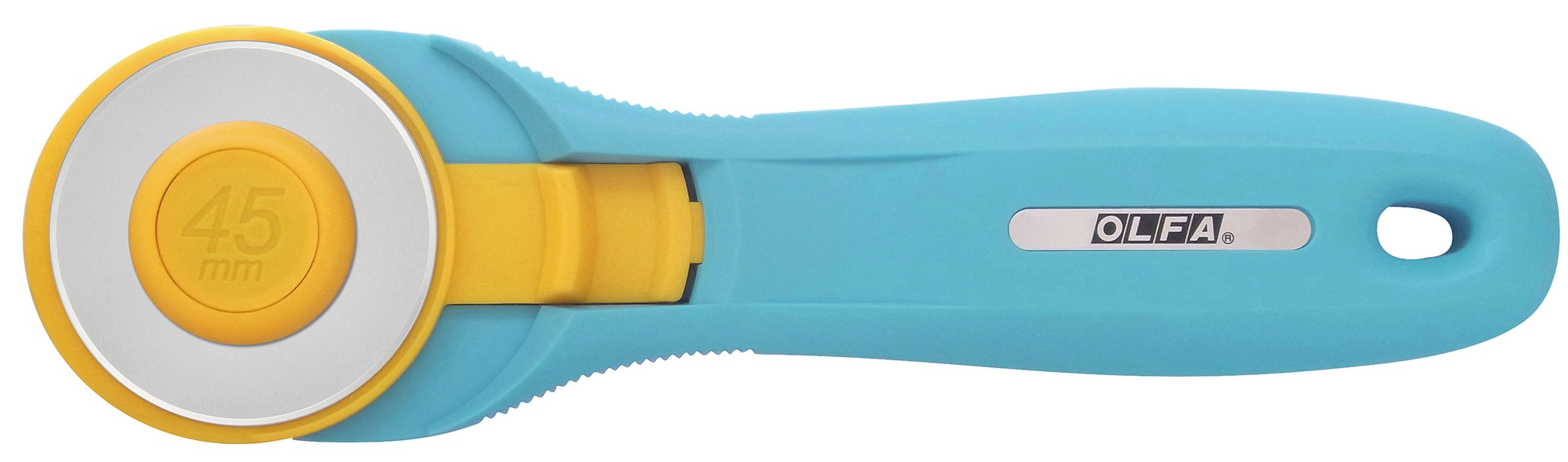 Olfa Quick-Change Rotary Cutter 45mm - Aqua