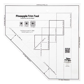 Creative Grids Ruler - Pineapple Trim Tool