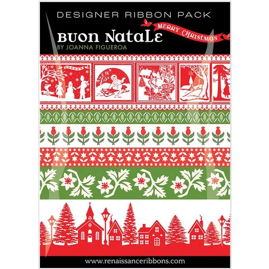 Buon Natale by Fig Tree Designer Ribbon Pack