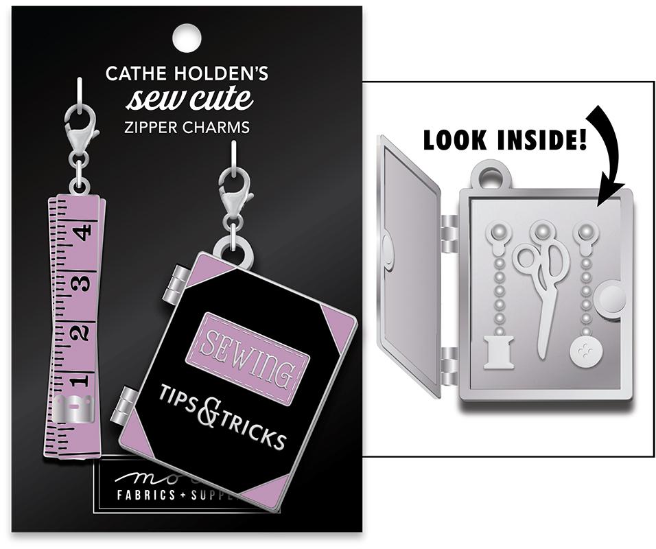 Zipper Pulls-Tape Measure & Book