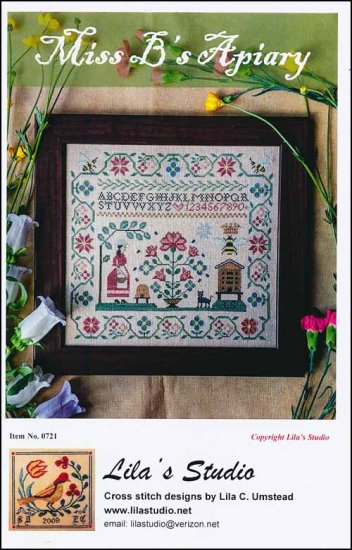Miss B's Apiary Cross Stitch Pattern by Lila's Studio