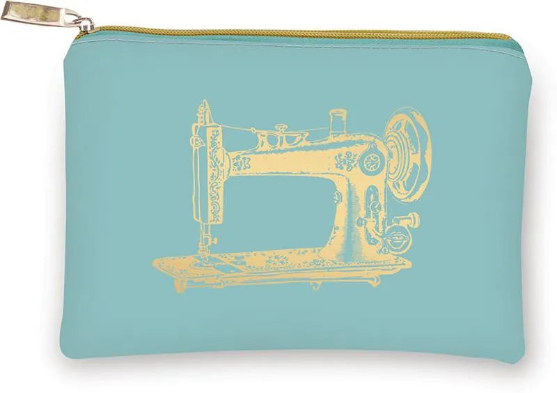 Foil Vintage Sewing Machine Glam Bag