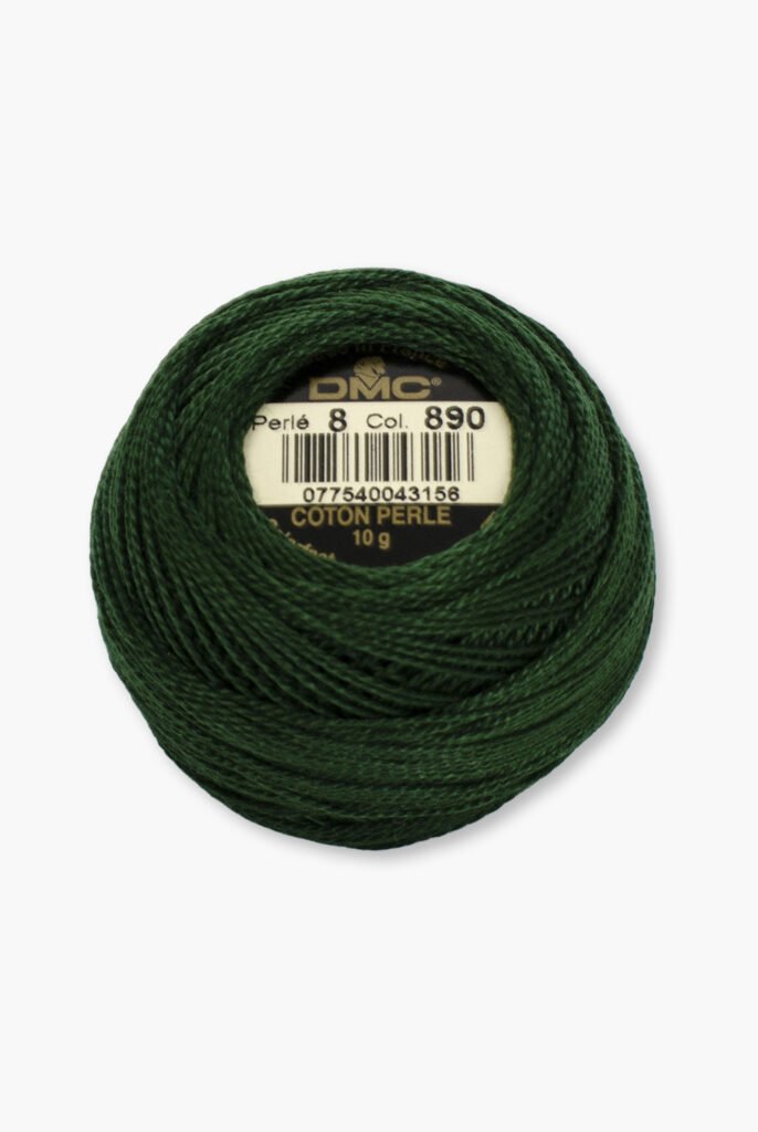 DMC Perlé No. 8 – Couleur 890 – 100% coton – Pelote de fil de 10 g