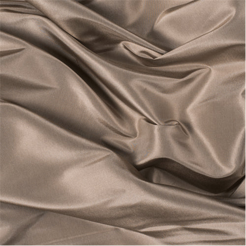 Runway Silks Tan Silk Taffeta Fabric - Reorderable