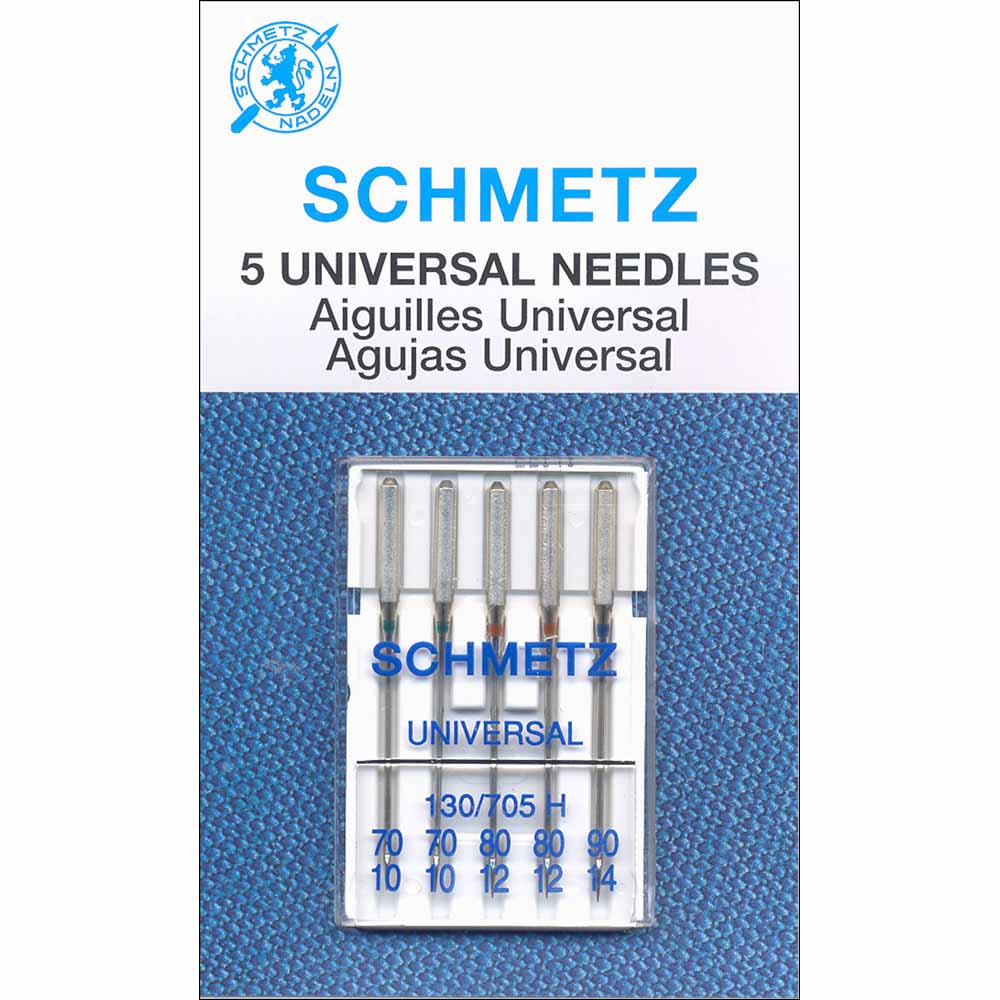 Schmetz Universal Machine Needles Assorted Sizes 70-90 #1711 (5/Pkg)
