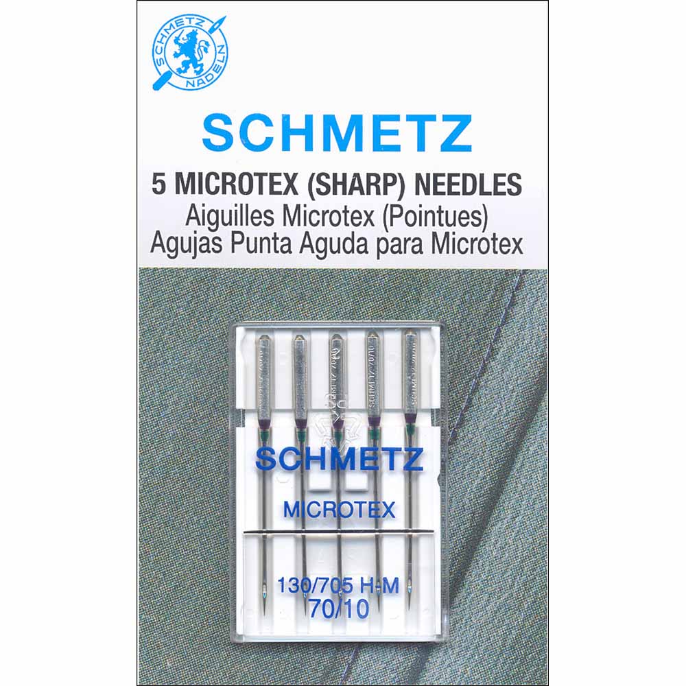 Schmetz Microtex Machine Needles Size 70/10 #1729 (5/Pkg)