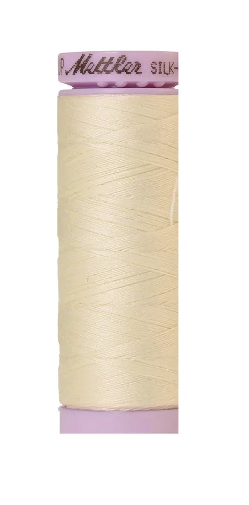 Mettler Cotton Silk Finish 50wt 150m Antique White