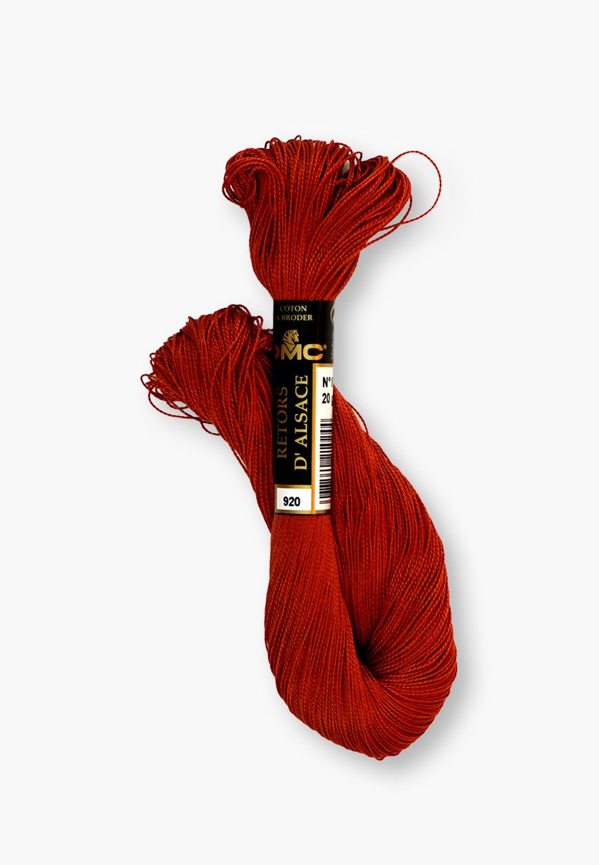 DMC Retors d’Alsace No. 8 – Color 920 – 100% Cotton – 20 g Thread Skein