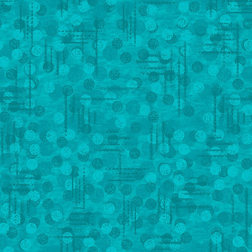 Jot Dot Teal Tonal Texture Fabric Yardage