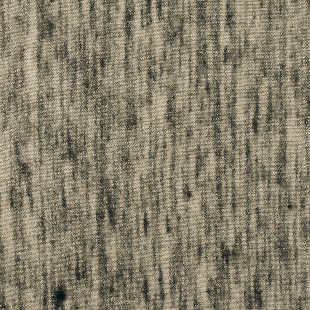 Old Beige-Gray-Black Slub Stretch Brushed Jersey Knit Fabric
