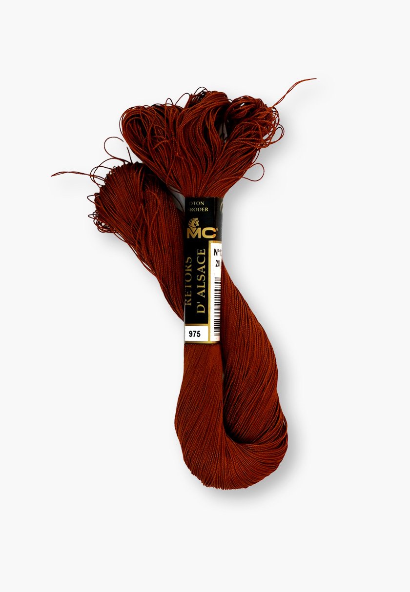 DMC Retors d’Alsace No. 12 – Color 975 – 100% Cotton – 20 g Thread Skein